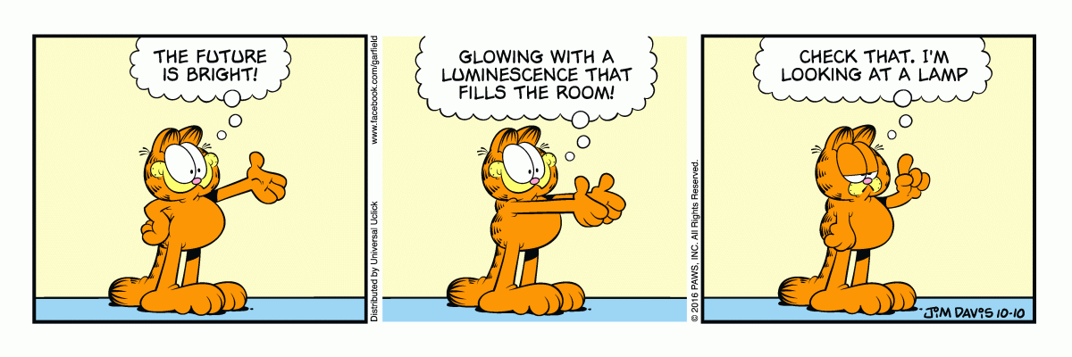 Garfield, October 10, 2016