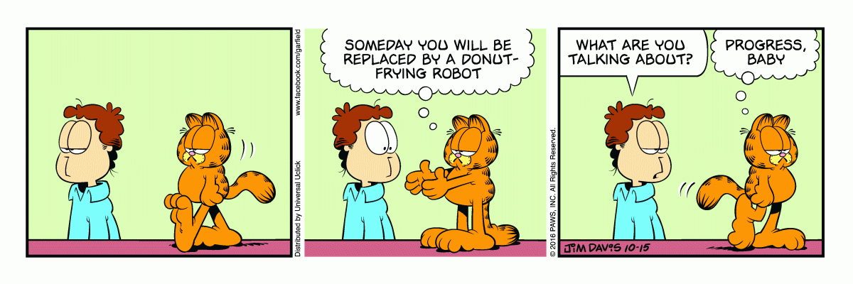 Garfield, October 15, 2016