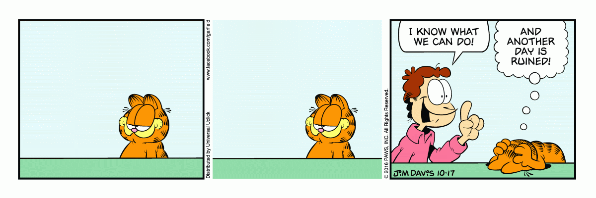 Garfield, October 17, 2016