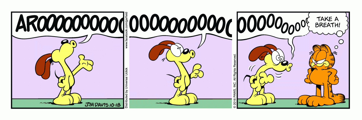 Garfield, October 18, 2016