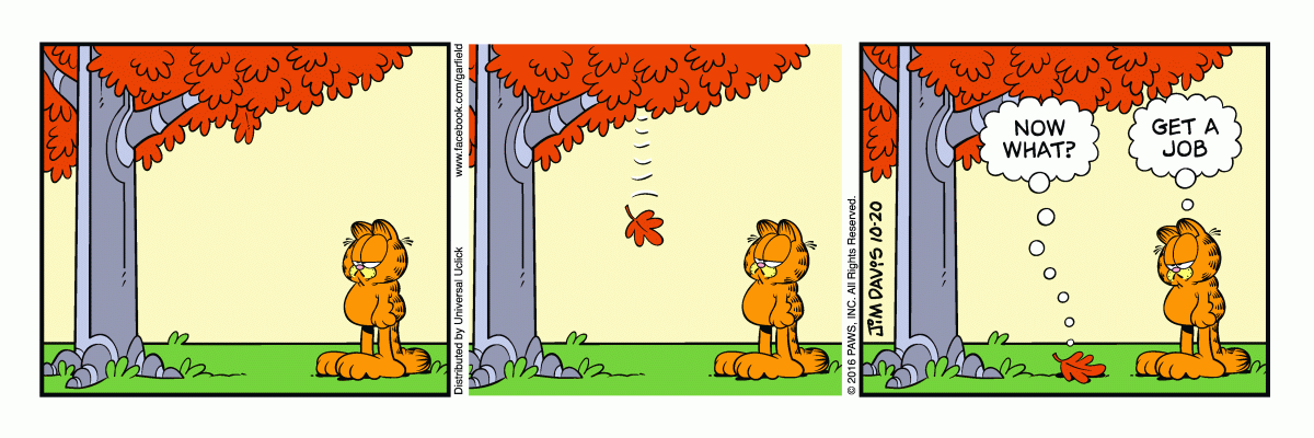 Garfield, October 20, 2016