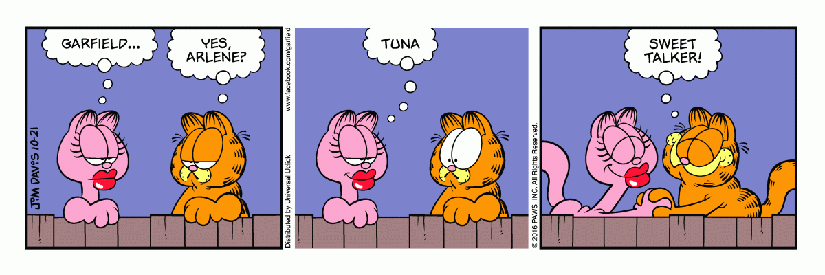 Garfield, October 21, 2016