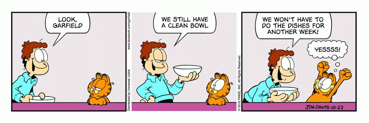 Garfield, October 22, 2016