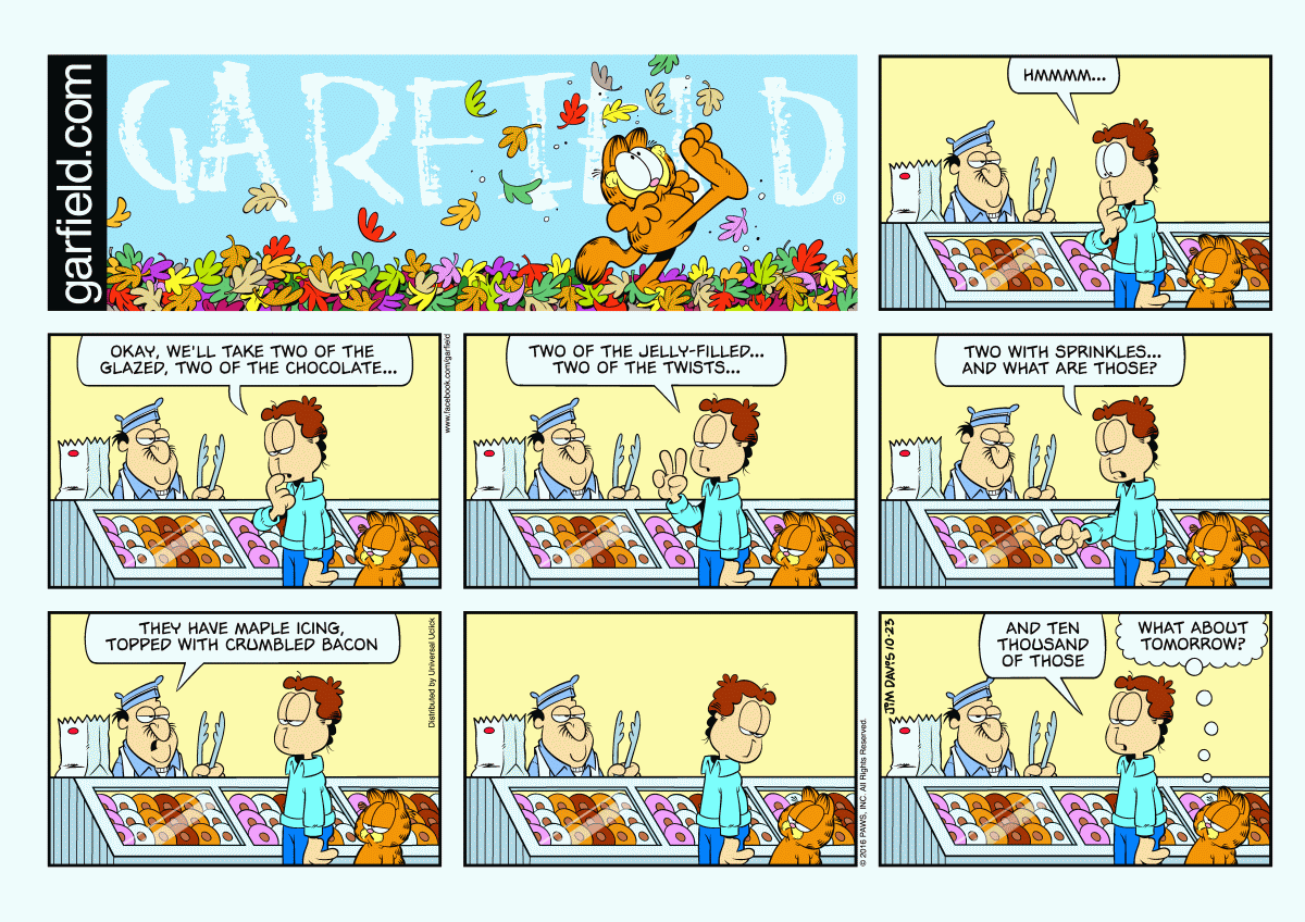 Garfield, October 23, 2016