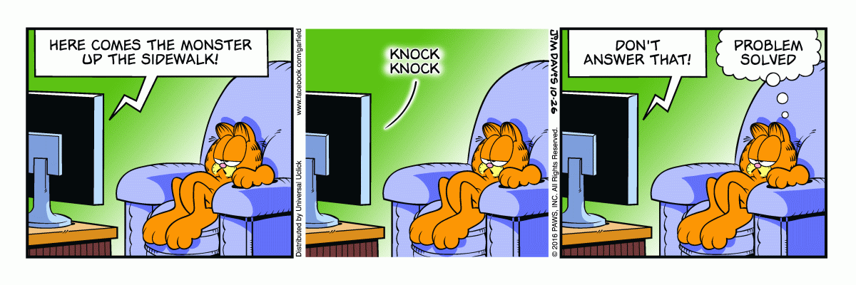 Garfield, October 26, 2016