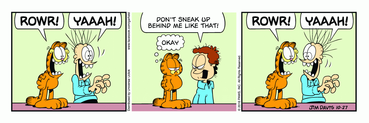 Garfield, October 27, 2016