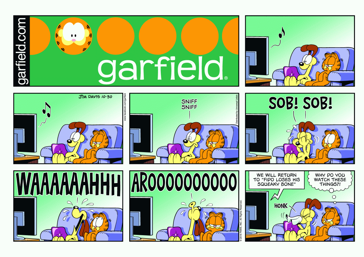 Garfield, October 30, 2016