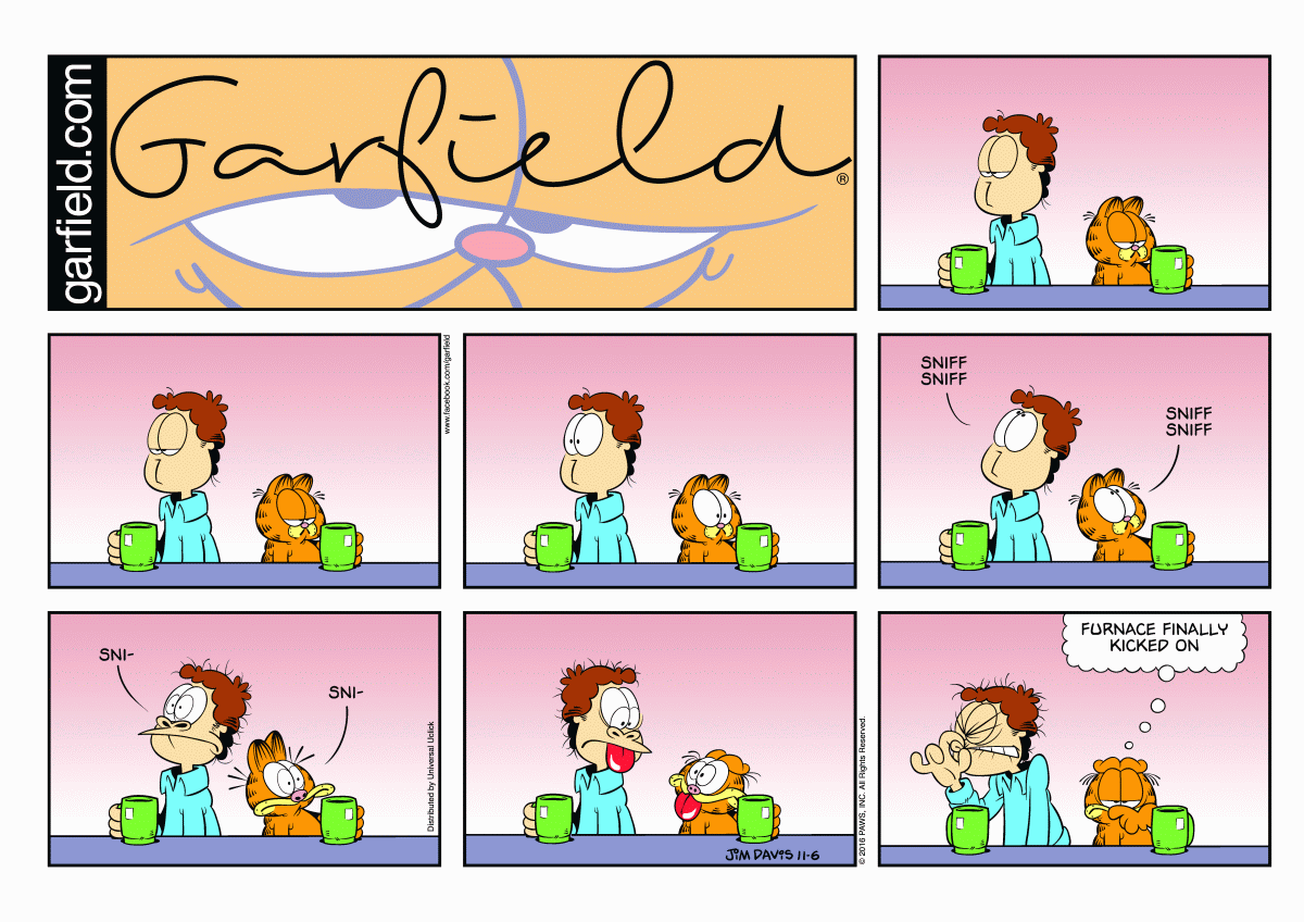 Garfield, November 6, 2016