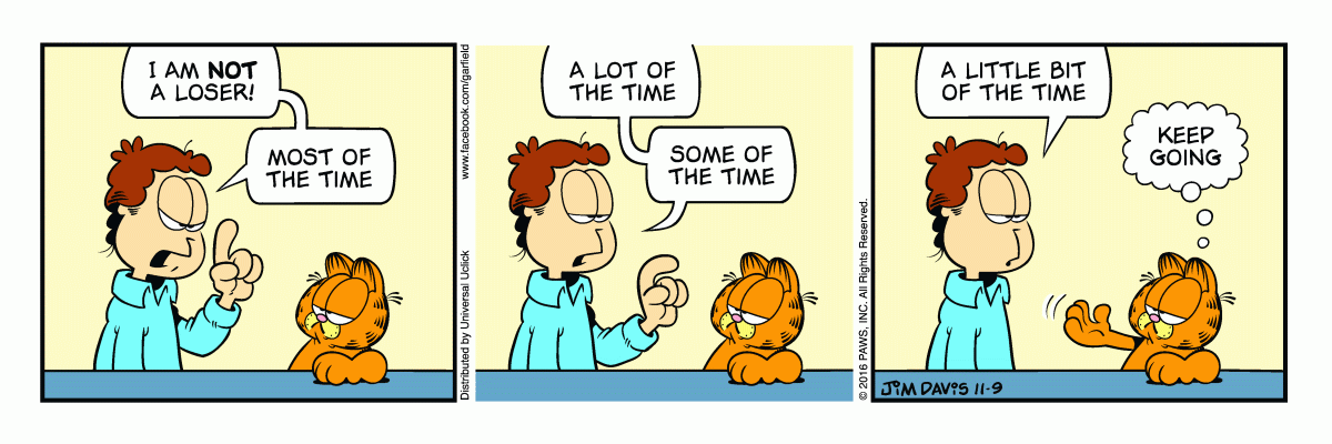 Garfield, November 9, 2016