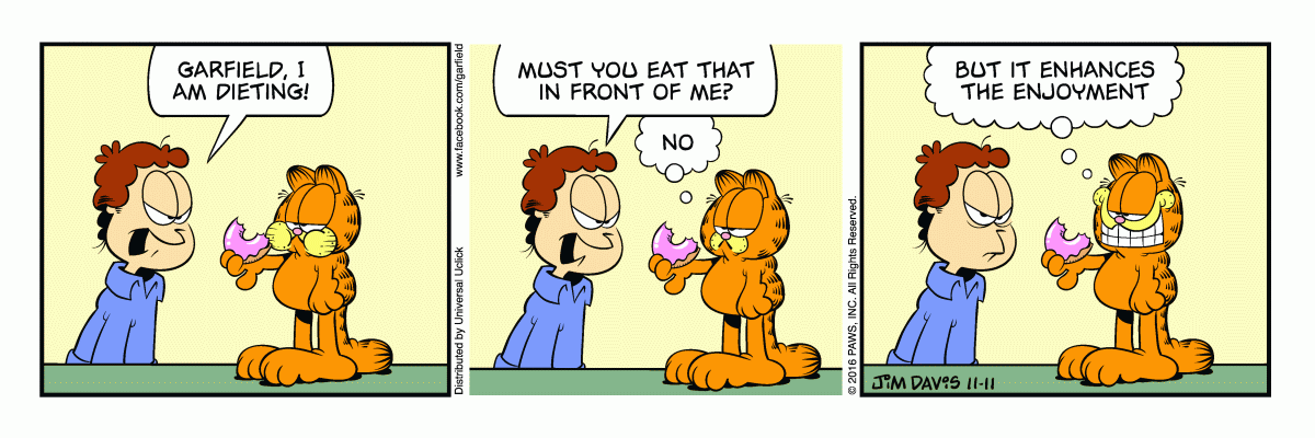 Garfield, November 11, 2016