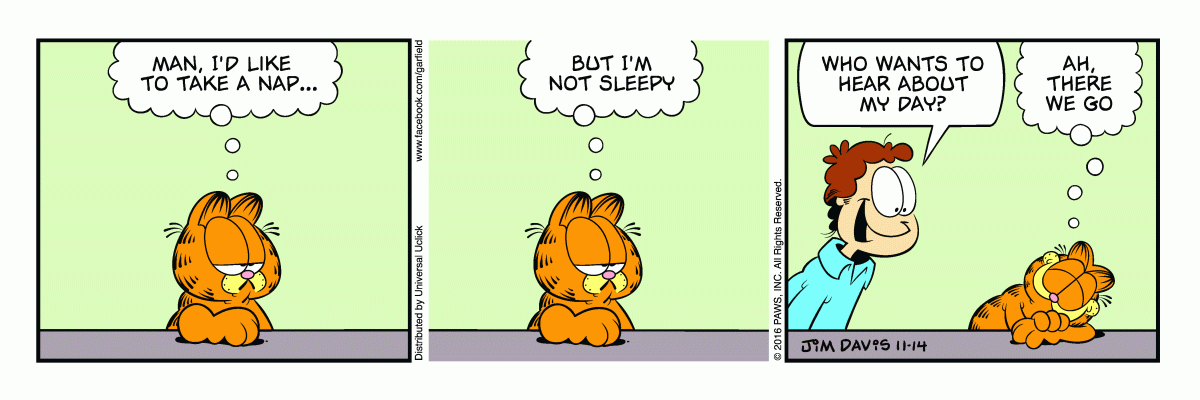 Garfield, November 14, 2016