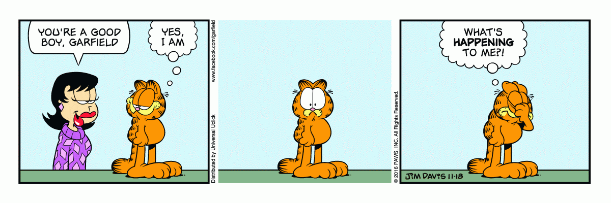 Garfield, November 18, 2016