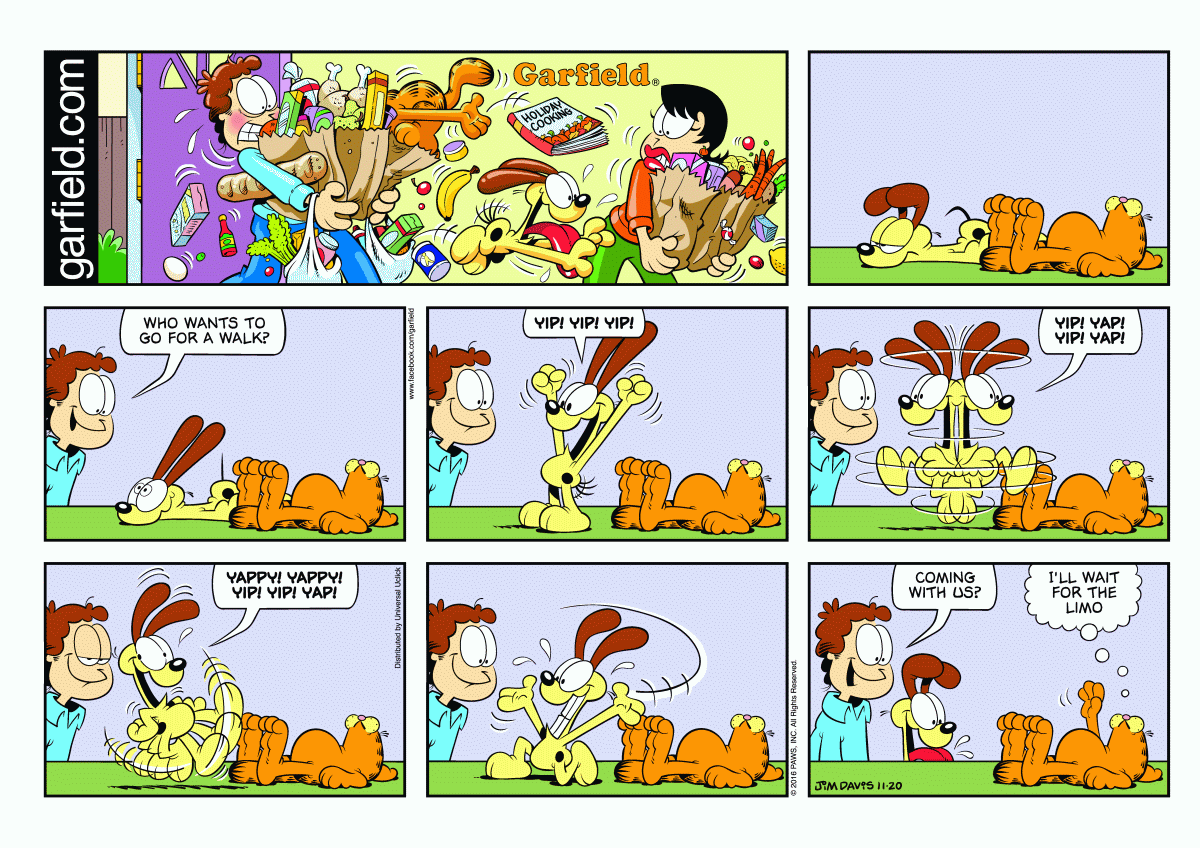 Garfield, November 20, 2016