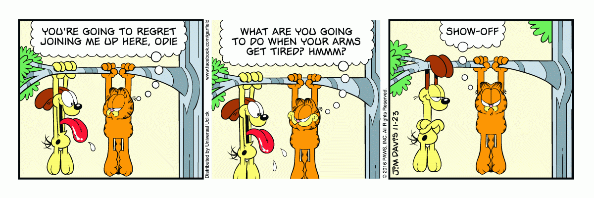 Garfield, November 23, 2016