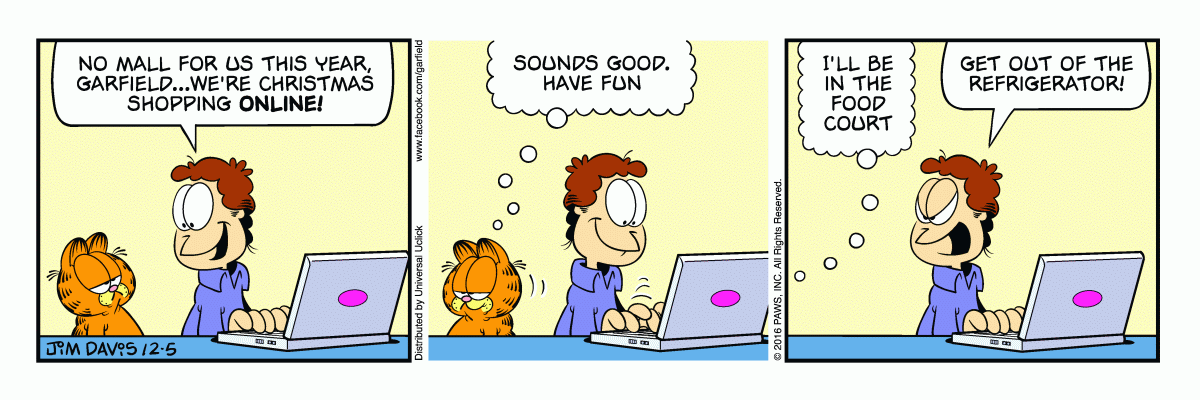 Garfield, December 5, 2016