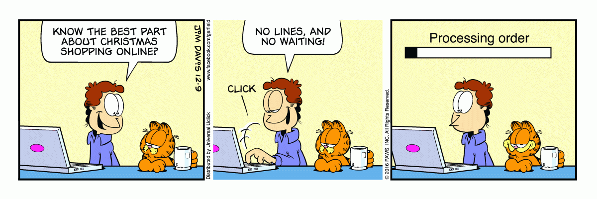 Garfield, December 9, 2016