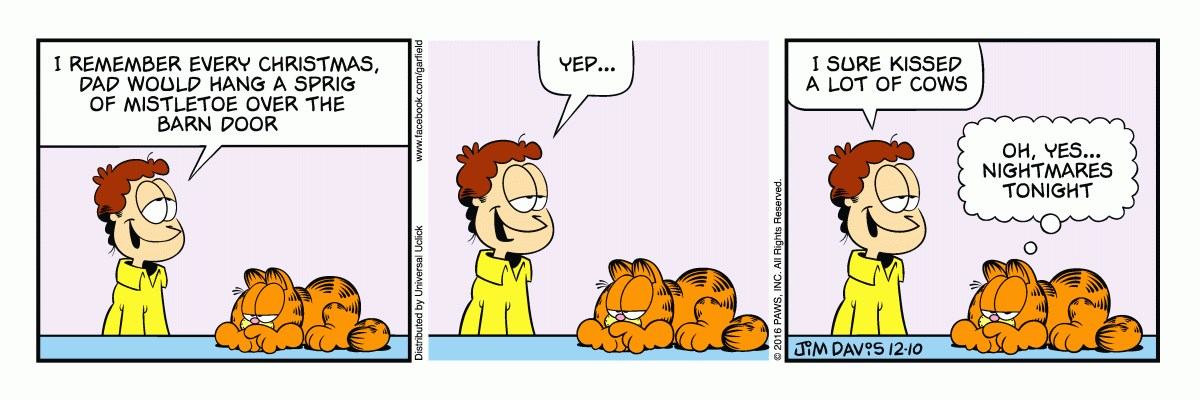 Garfield, December 10, 2016
