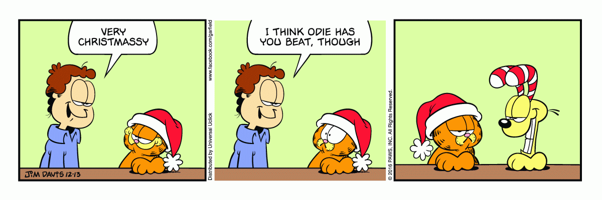 Garfield, December 13, 2016