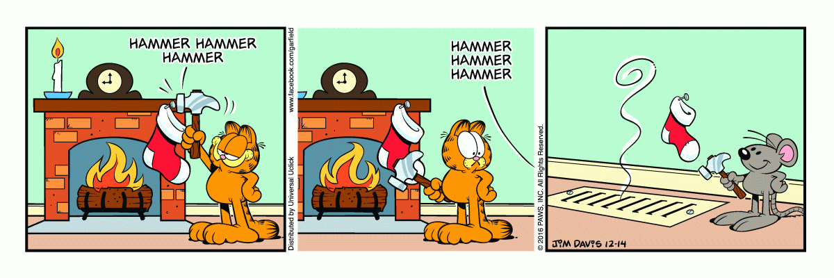 Garfield, December 14, 2016