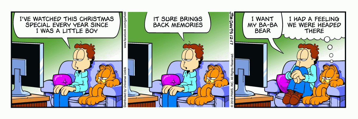 Garfield, December 17, 2016