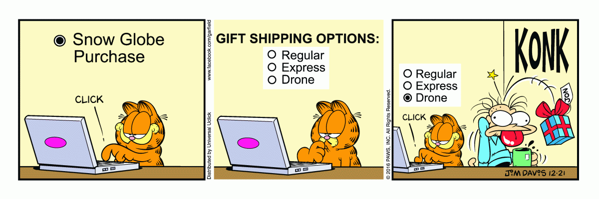 Garfield, December 21, 2016