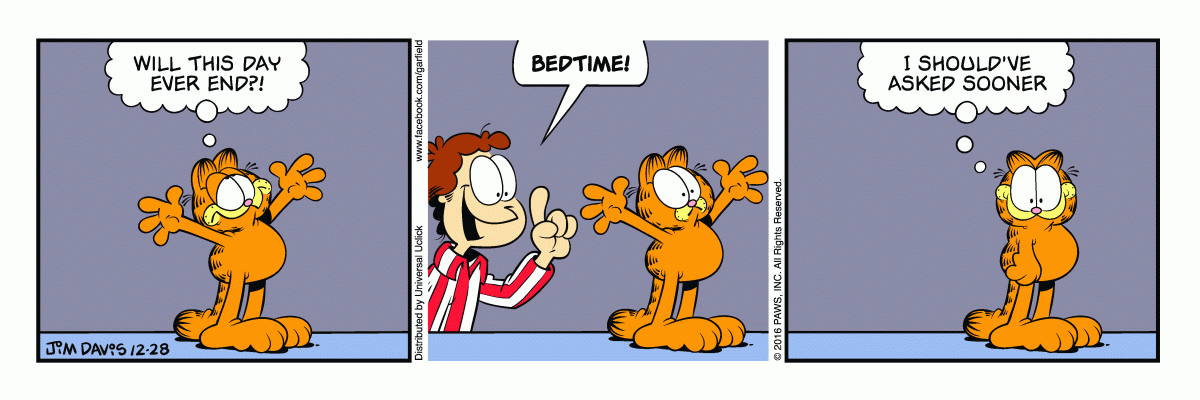 Garfield, December 28, 2016