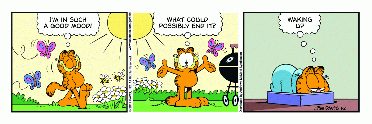 Garfield, January 2, 2017