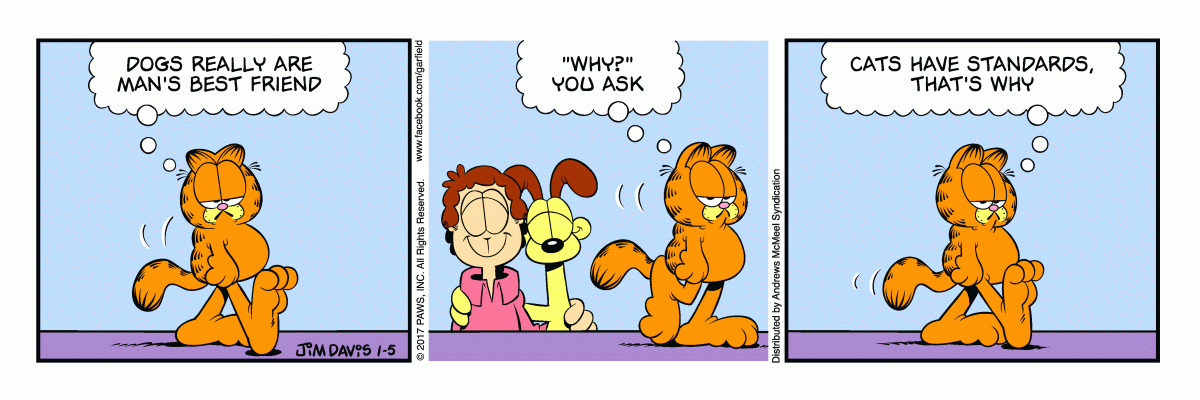 Garfield, January 5, 2017