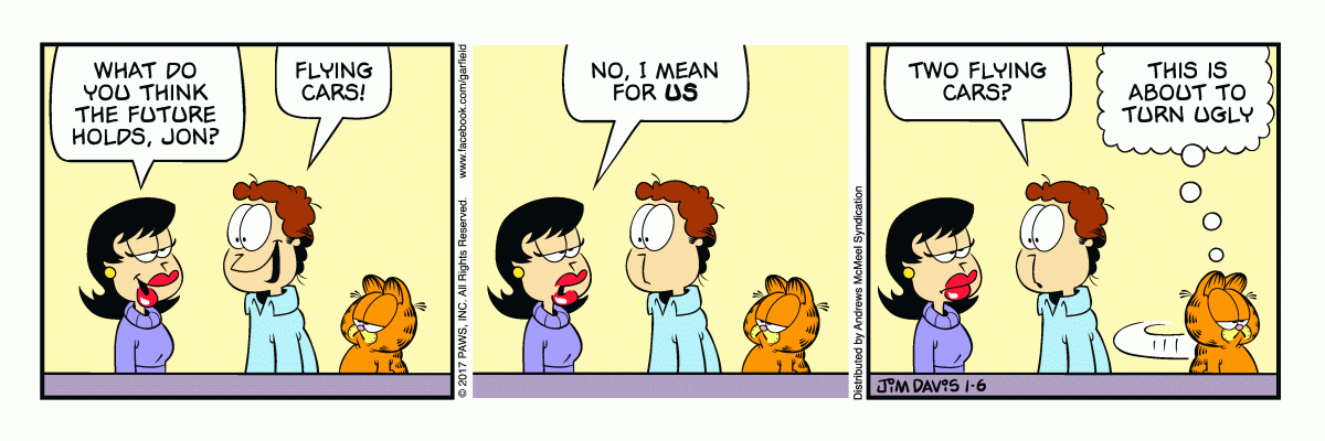Garfield, January 6, 2017