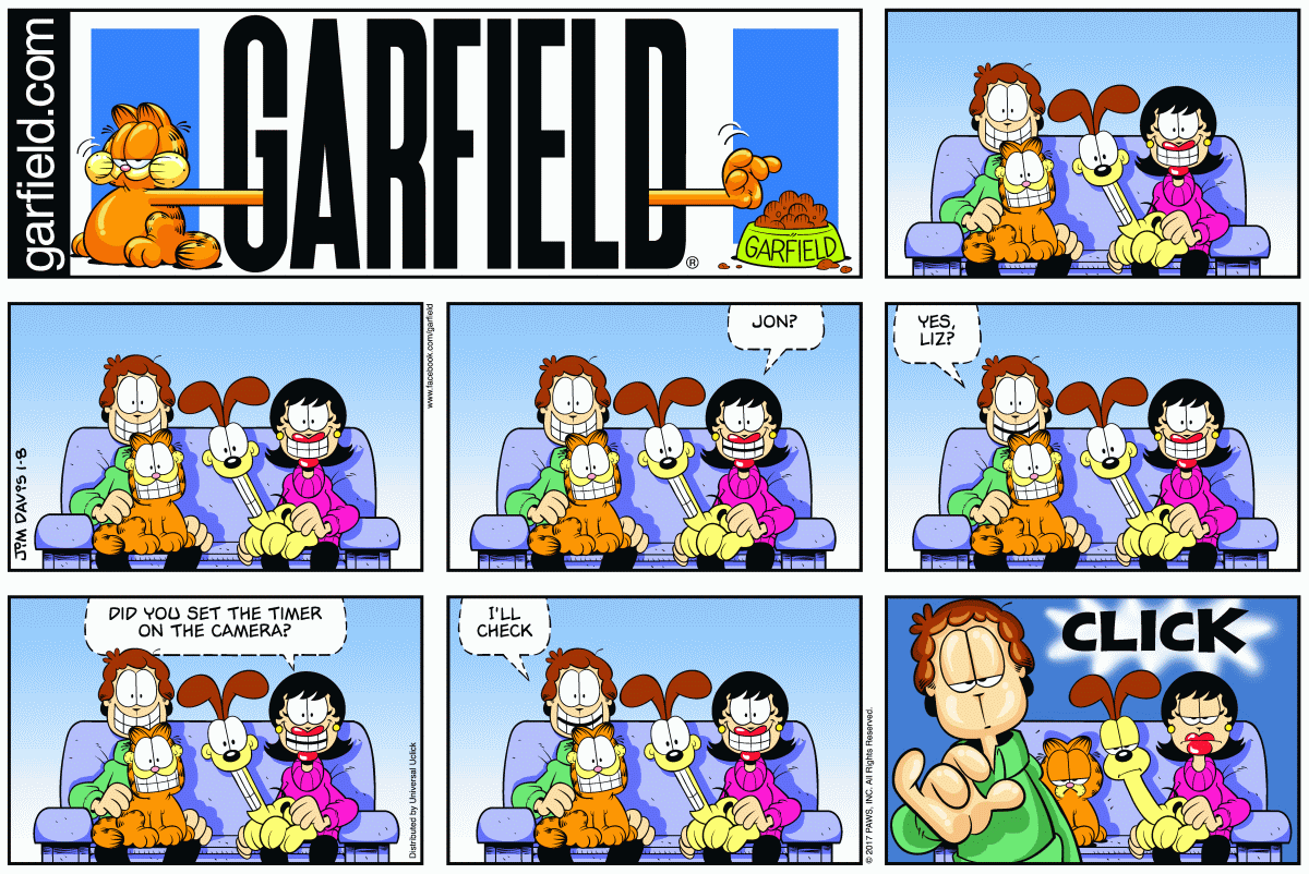 Garfield, January 8, 2017