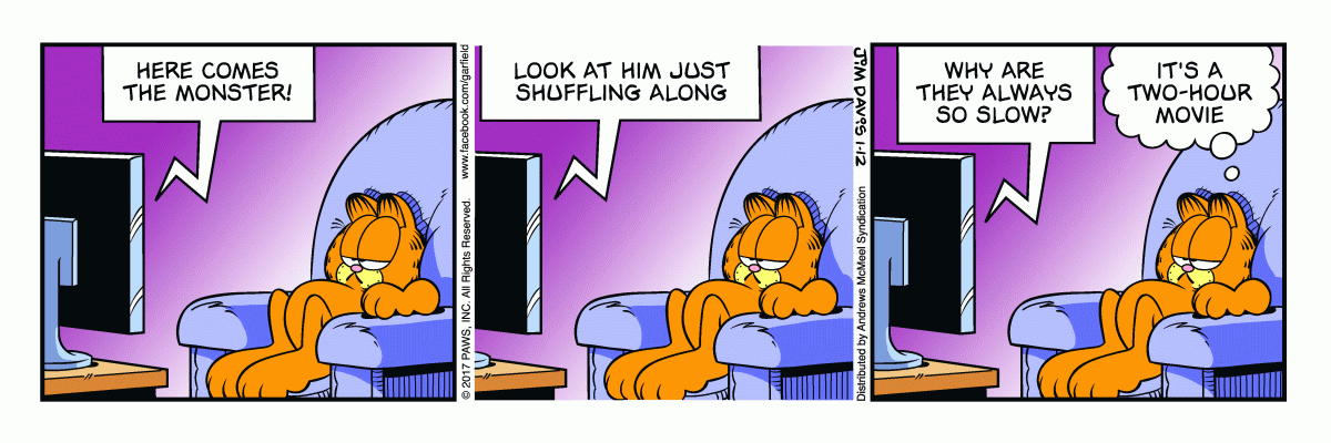 Garfield, January 12, 2017
