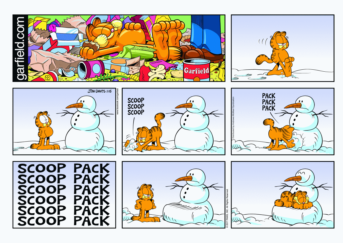 Garfield, January 15, 2017