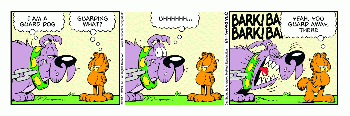 Garfield, January 18, 2017