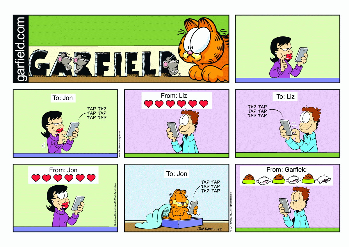 Garfield, January 22, 2017