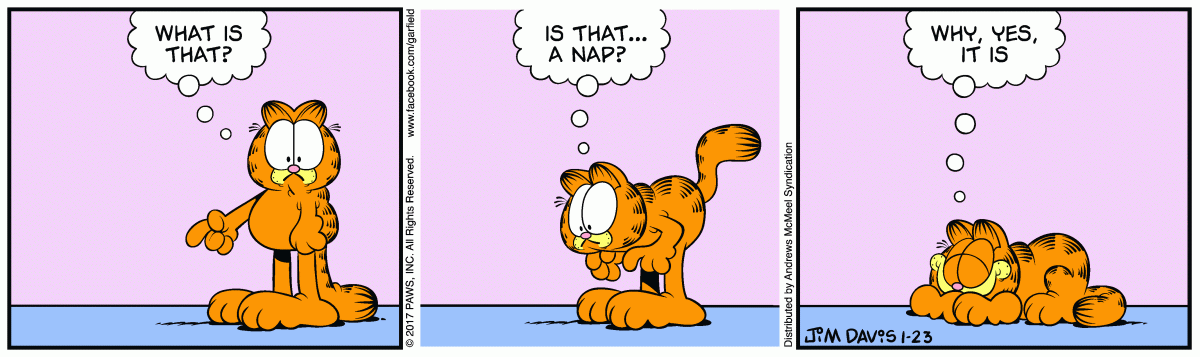 Garfield, January 23, 2017