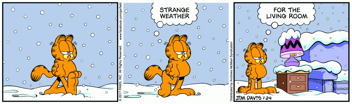 Garfield, January 24, 2017
