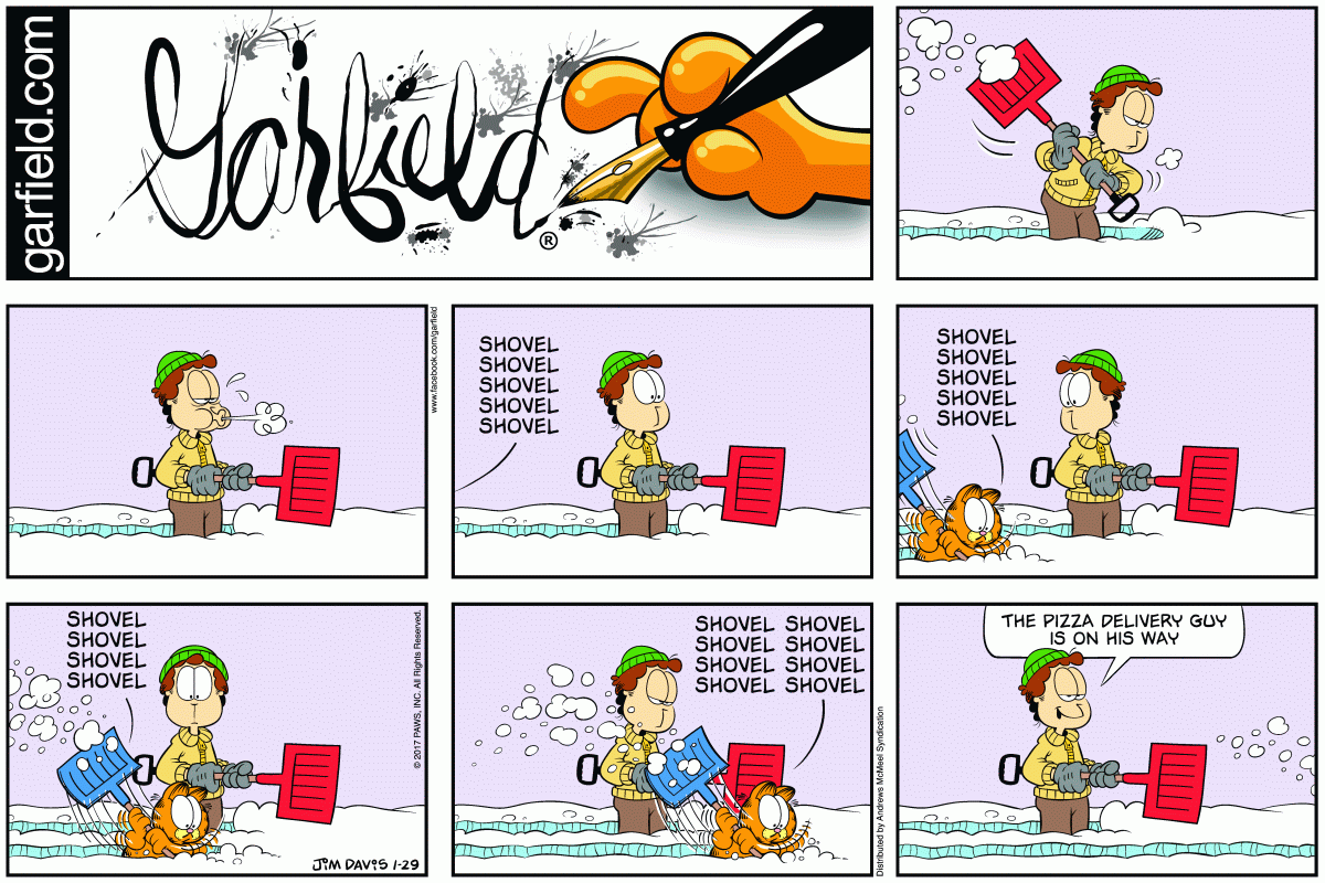 Garfield, January 29, 2017