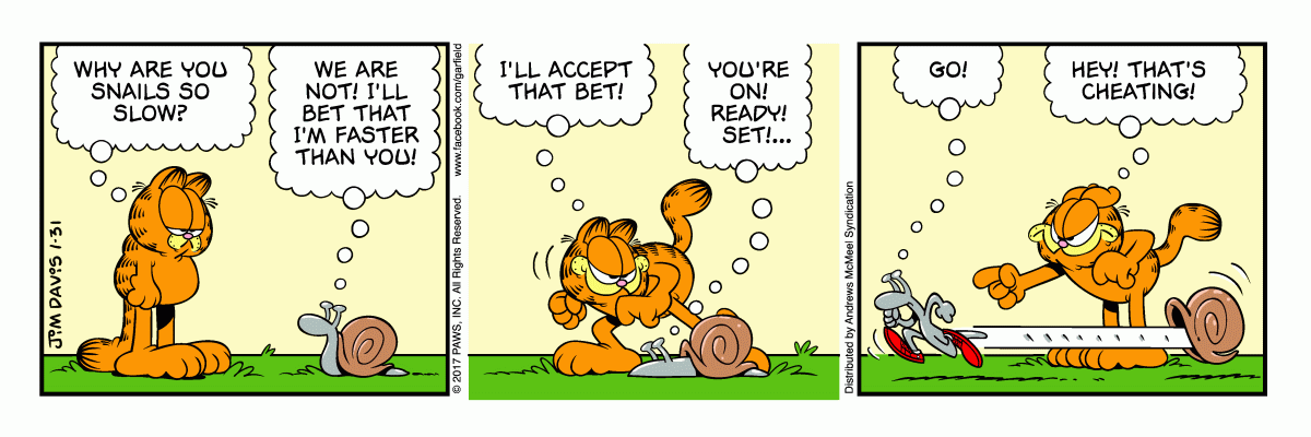 Garfield, January 31, 2017