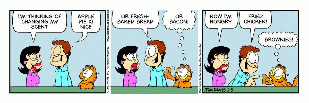 Garfield, February 3, 2017