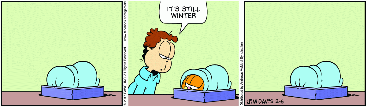 Garfield, February 6, 2017