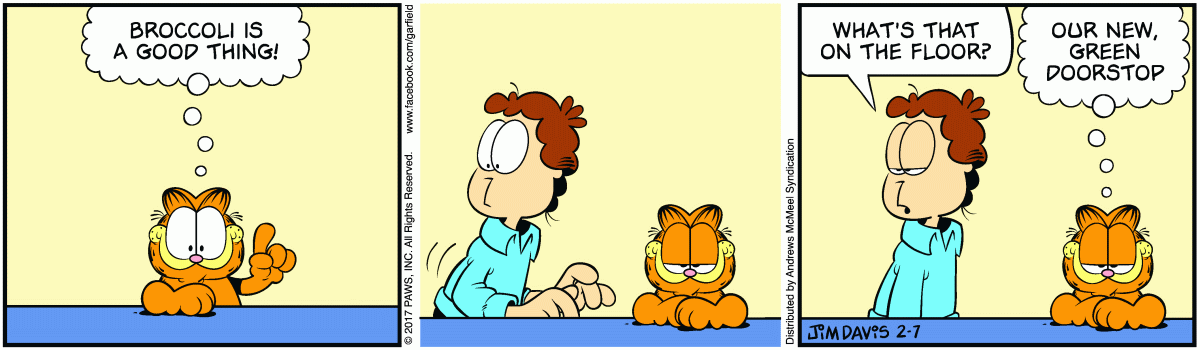 Garfield, February 7, 2017