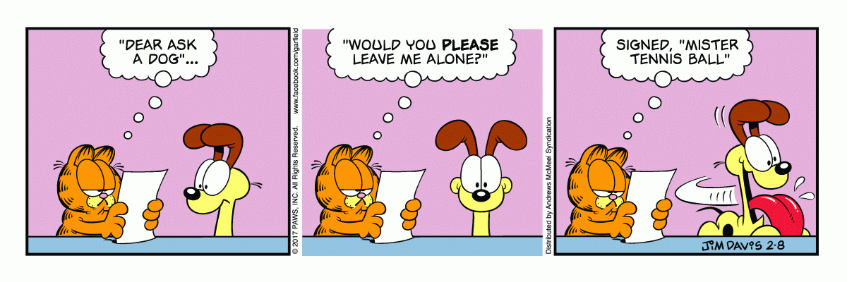 Garfield, February 8, 2017