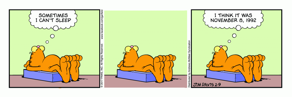 Garfield, February 9, 2017