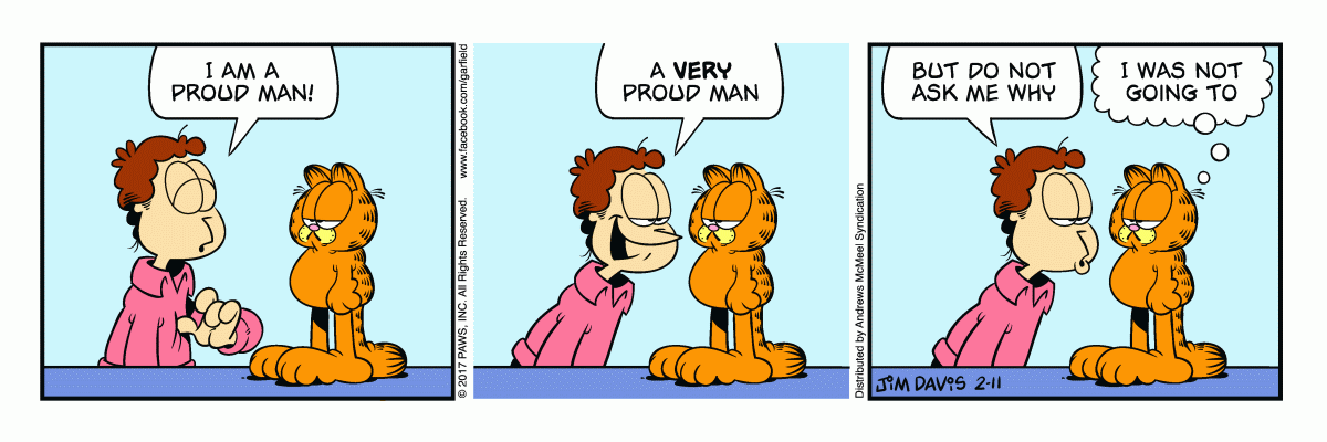 Garfield, February 11, 2017