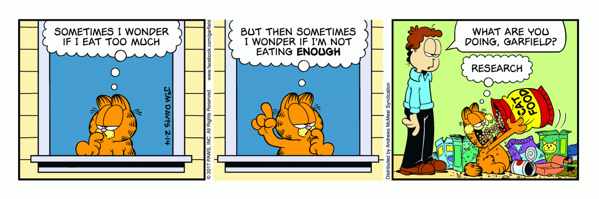 Garfield, February 14, 2017