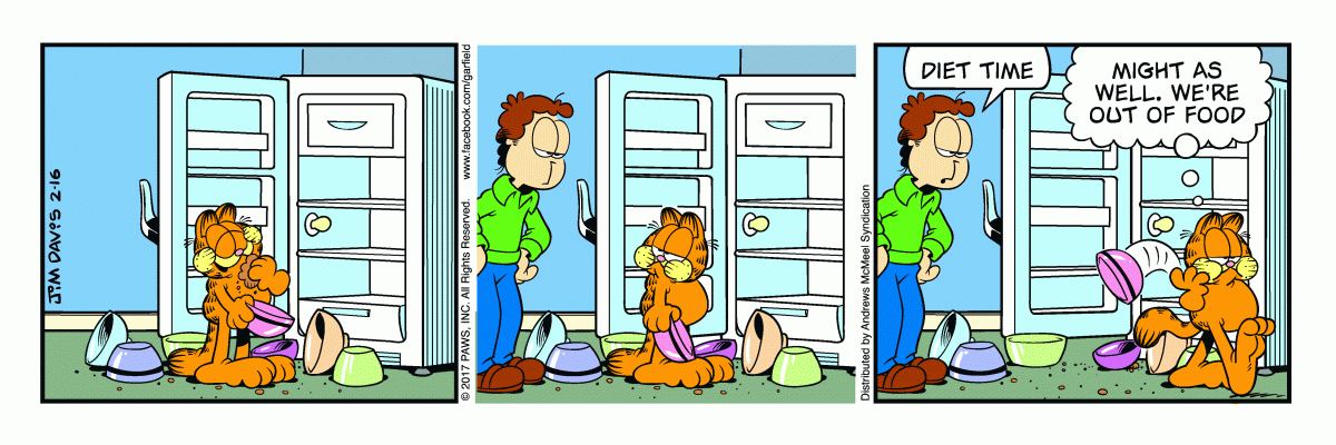 Garfield, February 16, 2017