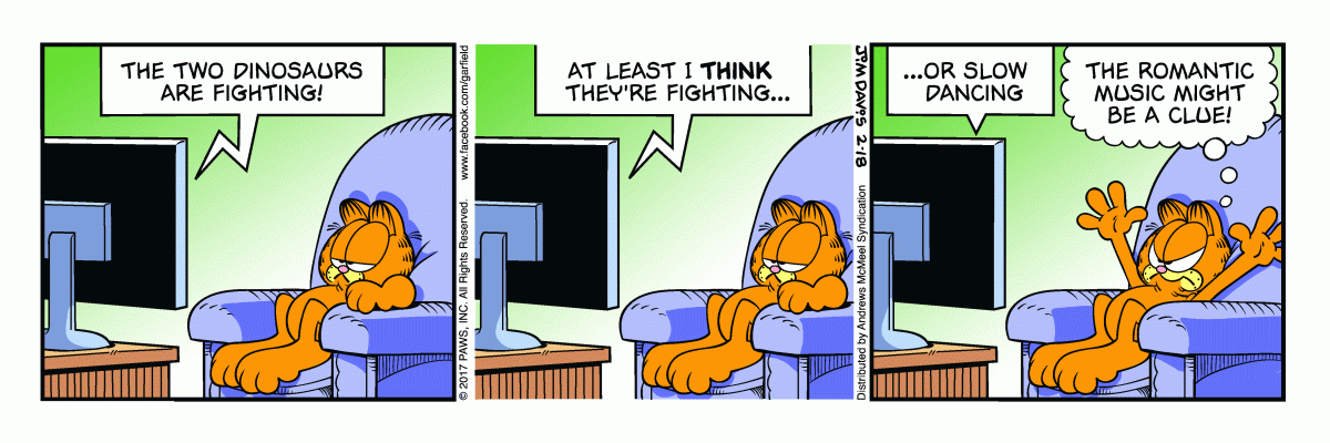 Garfield, February 18, 2017