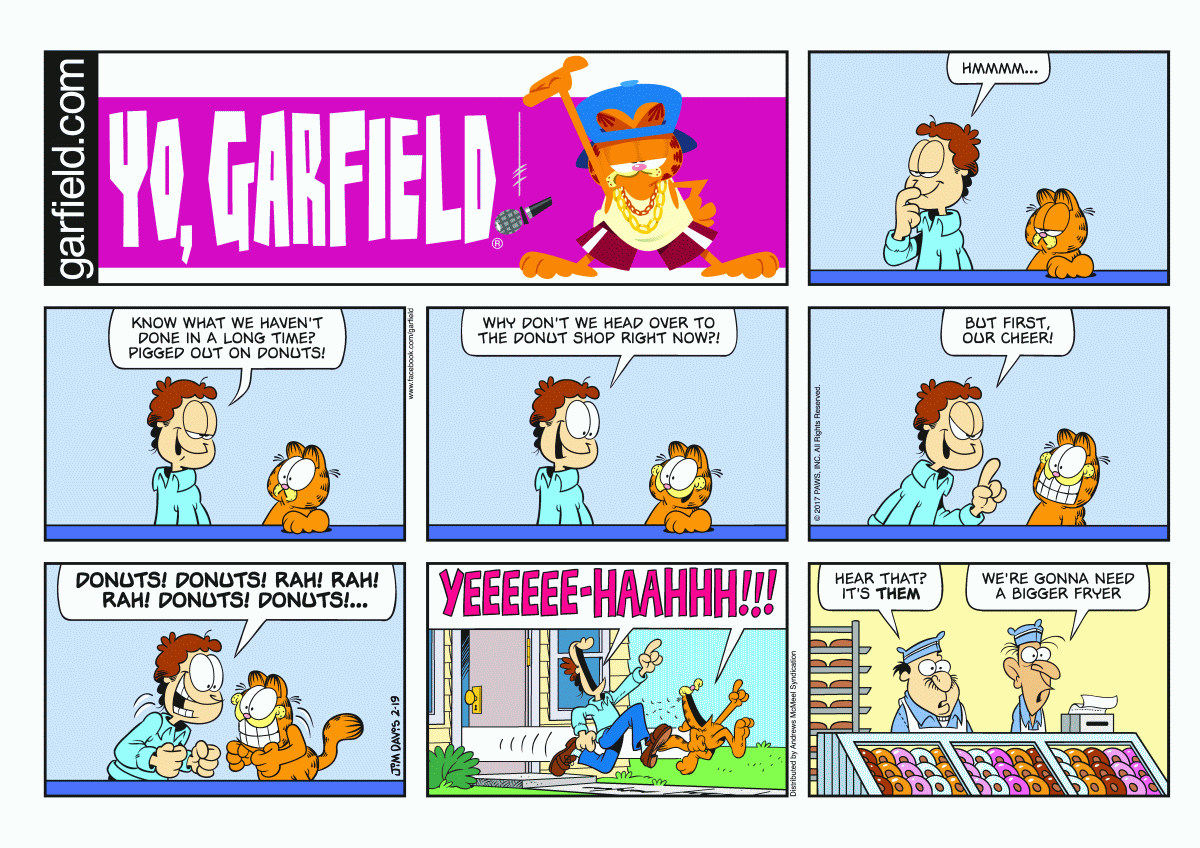Garfield, February 19, 2017