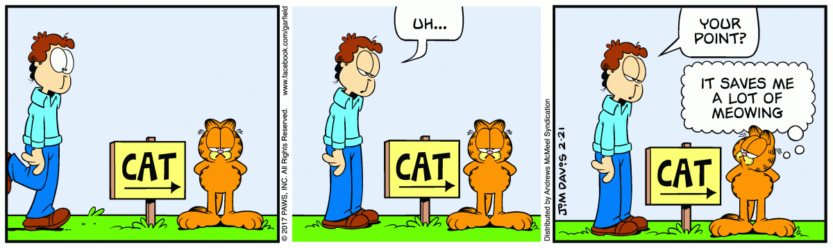 Garfield, February 21, 2017