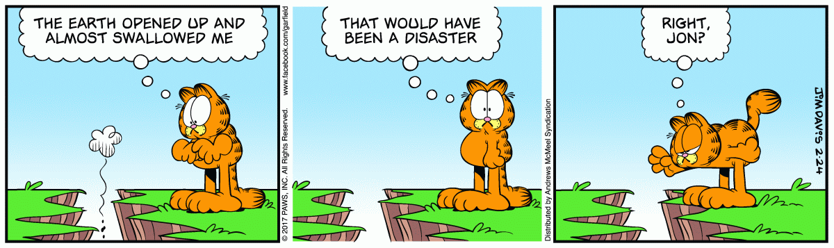 Garfield, February 24, 2017
